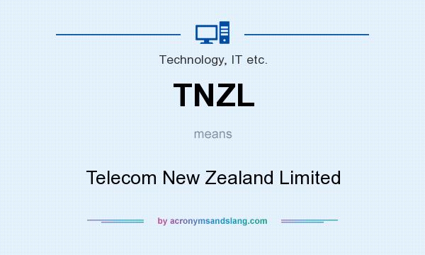 What does TNZL mean? It stands for Telecom New Zealand Limited