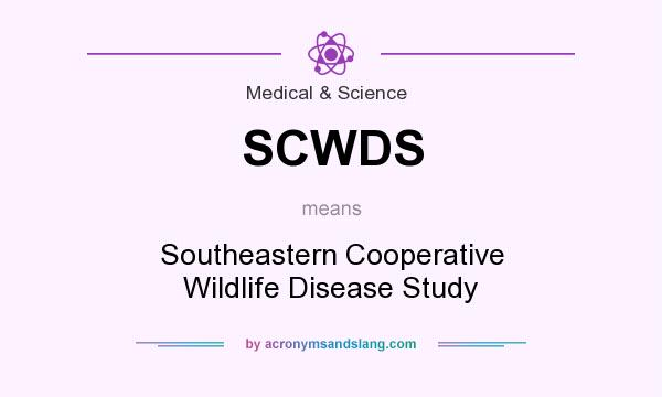 What does SCWDS mean? It stands for Southeastern Cooperative Wildlife Disease Study