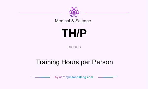 What does TH/P mean? It stands for Training Hours per Person
