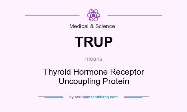 What does TRUP mean? It stands for Thyroid Hormone Receptor Uncoupling Protein