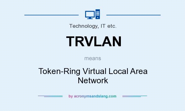 What does TRVLAN mean? It stands for Token-Ring Virtual Local Area Network