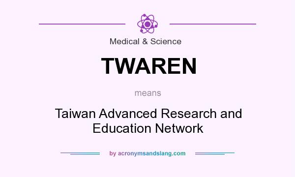 What does TWAREN mean? It stands for Taiwan Advanced Research and Education Network