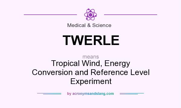 What does TWERLE mean? It stands for Tropical Wind, Energy Conversion and Reference Level Experiment