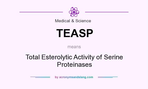 What does TEASP mean? It stands for Total Esterolytic Activity of Serine Proteinases