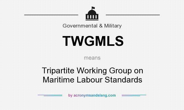 What does TWGMLS mean? It stands for Tripartite Working Group on Maritime Labour Standards
