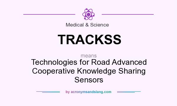 What does TRACKSS mean? It stands for Technologies for Road Advanced Cooperative Knowledge Sharing Sensors