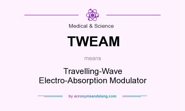 What does TWEAM mean? It stands for Travelling-Wave Electro-Absorption Modulator