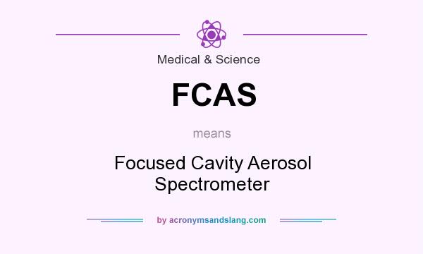 What does FCAS mean? It stands for Focused Cavity Aerosol Spectrometer