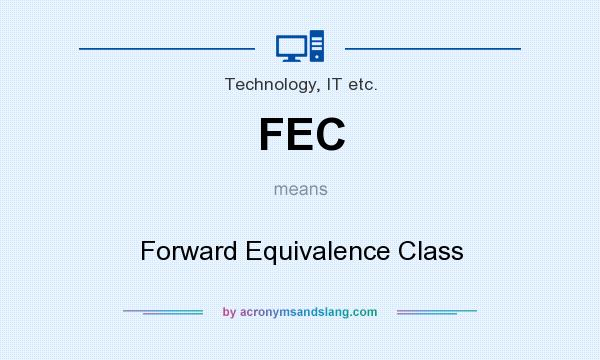 What does FEC mean? It stands for Forward Equivalence Class