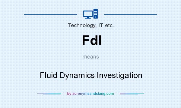 What does FdI mean? It stands for Fluid Dynamics Investigation