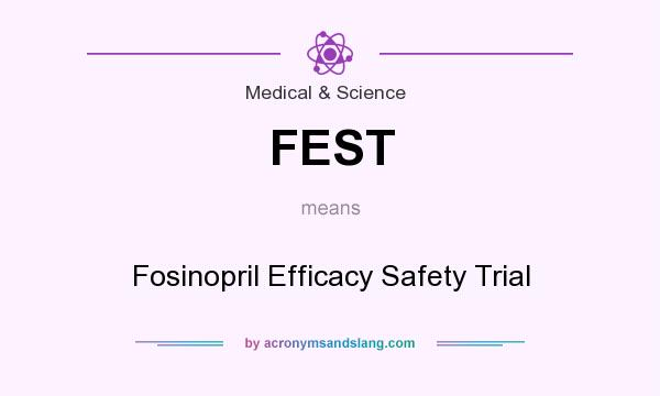 What does FEST mean? It stands for Fosinopril Efficacy Safety Trial