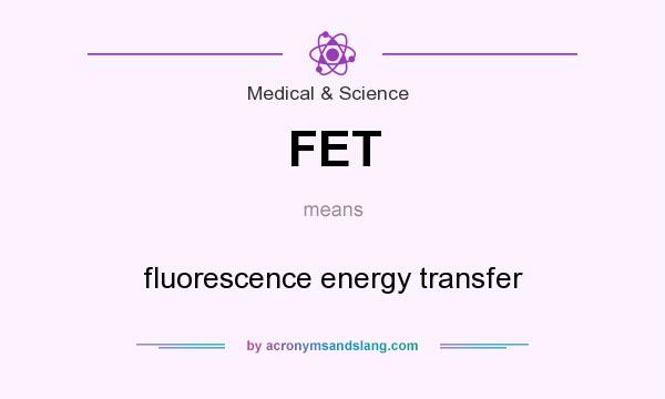 What does FET mean? It stands for fluorescence energy transfer