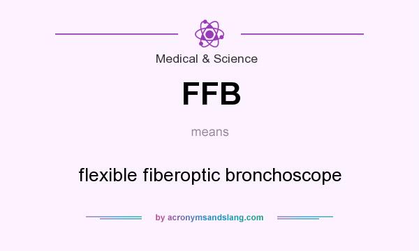 What does FFB mean? It stands for flexible fiberoptic bronchoscope