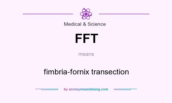 What does FFT mean? It stands for fimbria-fornix transection