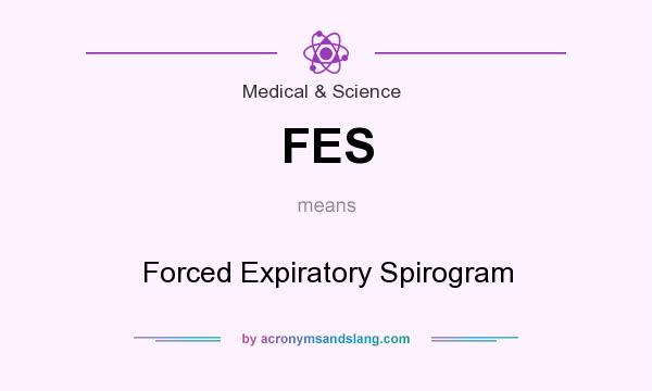 What does FES mean? It stands for Forced Expiratory Spirogram