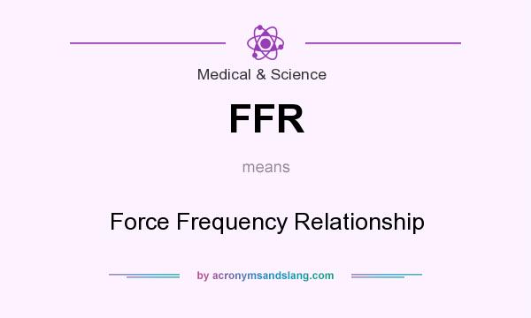 What does FFR mean? It stands for Force Frequency Relationship