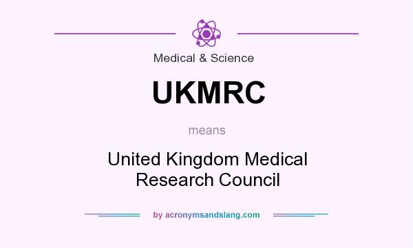 What does UKMRC mean? It stands for United Kingdom Medical Research Council