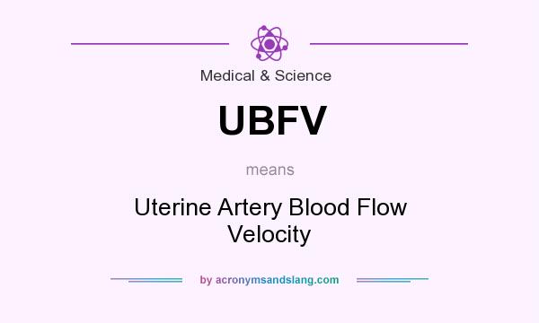 What does UBFV mean? It stands for Uterine Artery Blood Flow Velocity