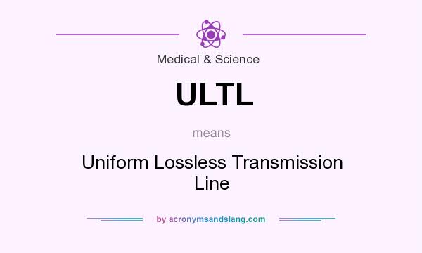 What does ULTL mean? It stands for Uniform Lossless Transmission Line
