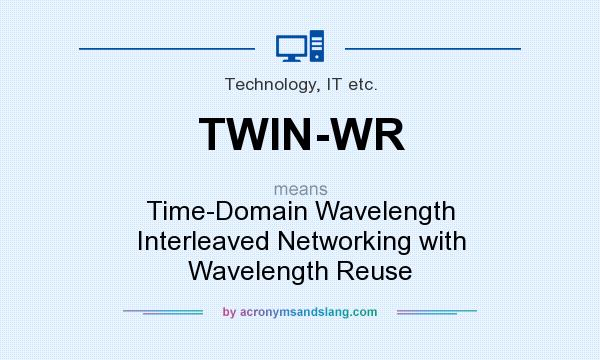 What does TWIN-WR mean? It stands for Time-Domain Wavelength Interleaved Networking with Wavelength Reuse