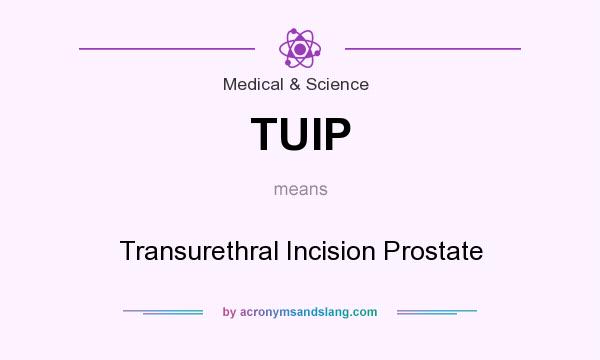 What does TUIP mean? It stands for Transurethral Incision Prostate