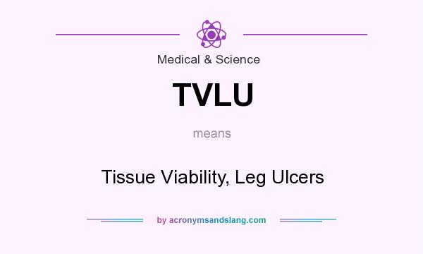 What does TVLU mean? It stands for Tissue Viability, Leg Ulcers