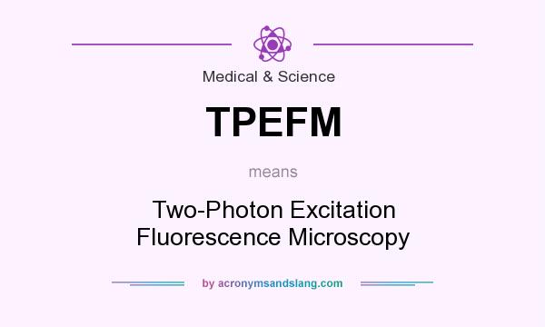 What does TPEFM mean? It stands for Two-Photon Excitation Fluorescence Microscopy