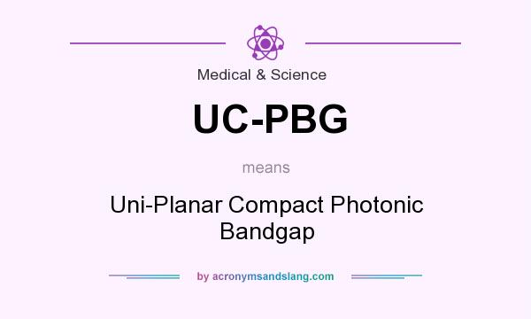 What does UC-PBG mean? It stands for Uni-Planar Compact Photonic Bandgap