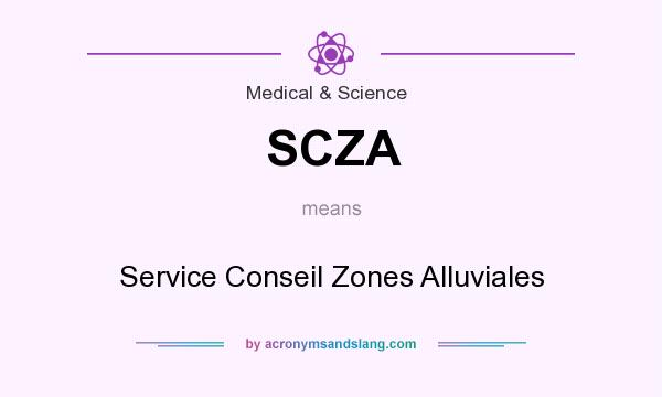 What does SCZA mean? It stands for Service Conseil Zones Alluviales