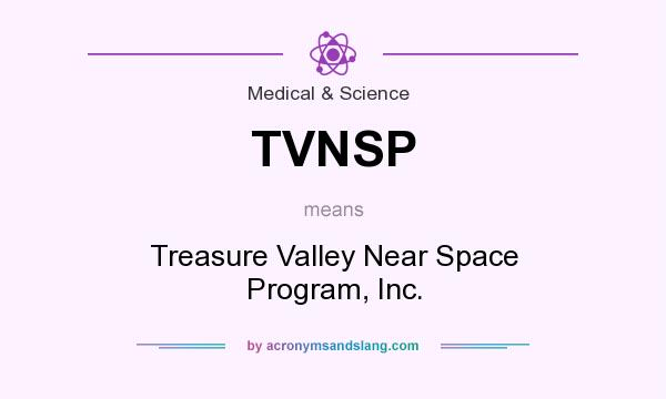 What does TVNSP mean? It stands for Treasure Valley Near Space Program, Inc.