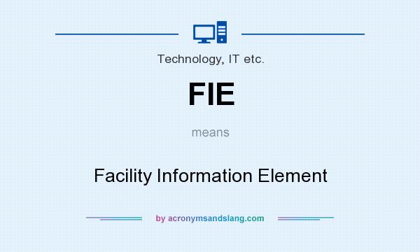 What does FIE mean? It stands for Facility Information Element