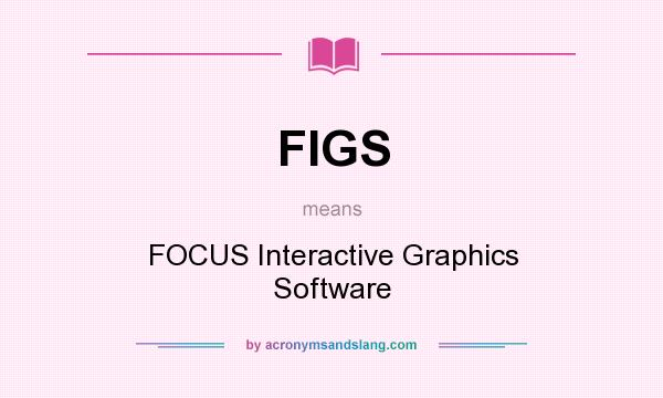 What does FIGS mean? It stands for FOCUS Interactive Graphics Software