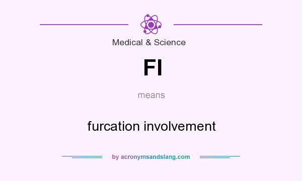 What does FI mean? It stands for furcation involvement