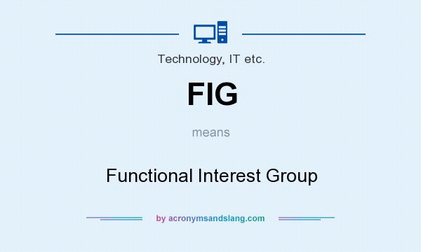 What does FIG mean? It stands for Functional Interest Group