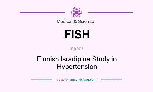 What does FISH mean? It stands for Finnish Isradipine Study in Hypertension