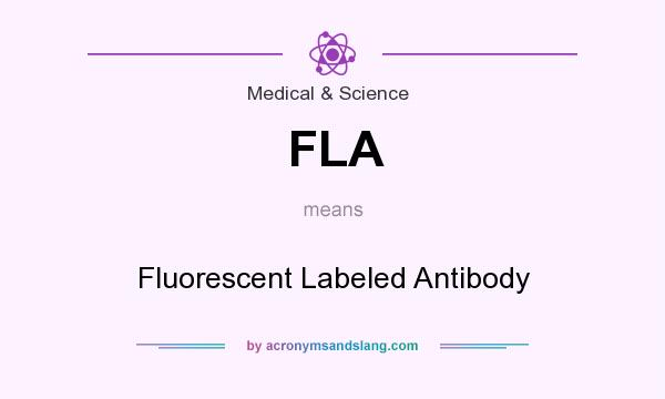 What does FLA mean? It stands for Fluorescent Labeled Antibody
