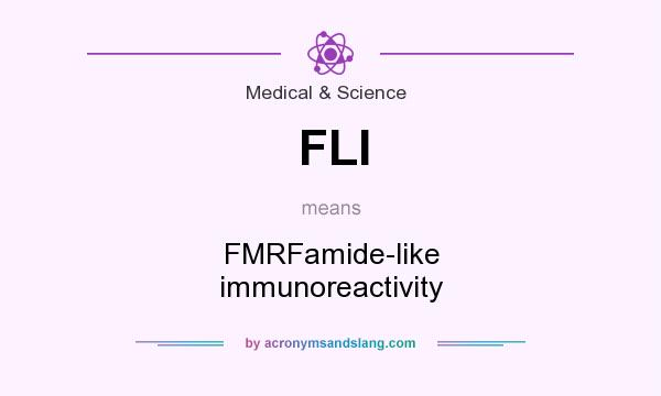 What does FLI mean? It stands for FMRFamide-like immunoreactivity