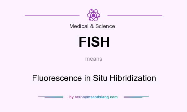 What does FISH mean? It stands for Fluorescence in Situ Hibridization