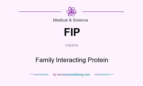 What does FIP mean? It stands for Family Interacting Protein