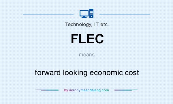 What does FLEC mean? It stands for forward looking economic cost