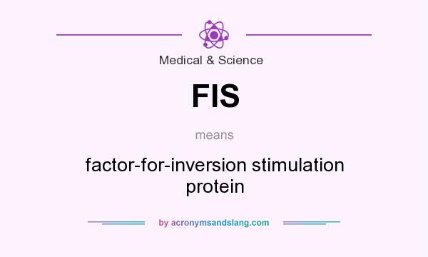 What does FIS mean? It stands for factor-for-inversion stimulation protein