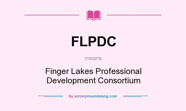What does FLPDC mean? It stands for Finger Lakes Professional Development Consortium