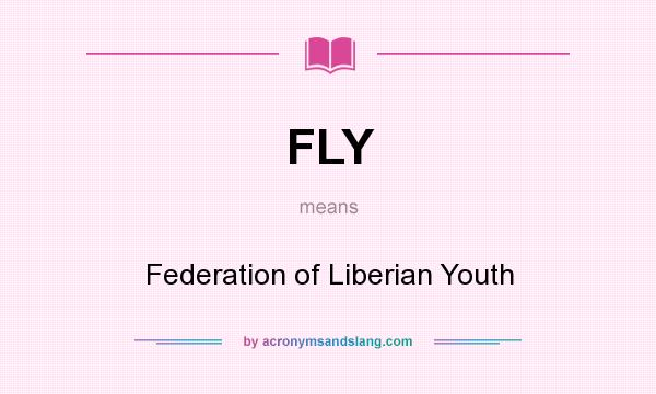 What does FLY mean? It stands for Federation of Liberian Youth