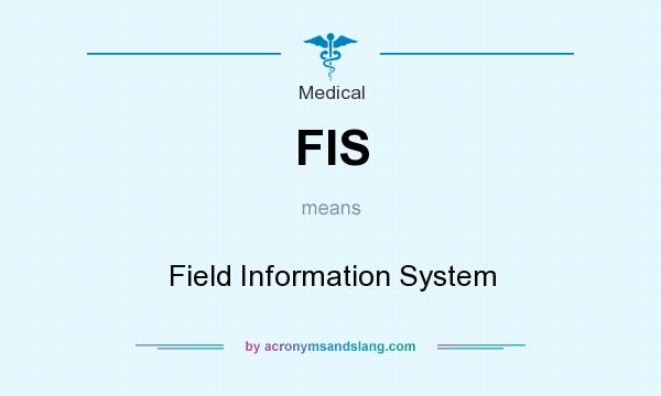 What does FIS mean? It stands for Field Information System