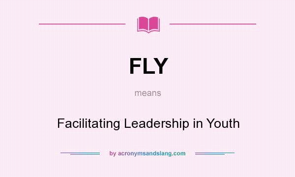 What does FLY mean? It stands for Facilitating Leadership in Youth