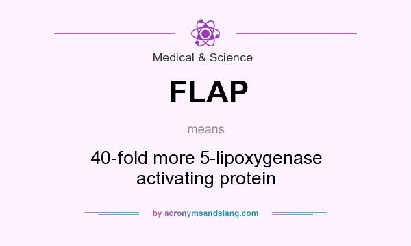 What does FLAP mean? It stands for 40-fold more 5-lipoxygenase activating protein