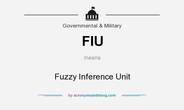 What does FIU mean? It stands for Fuzzy Inference Unit