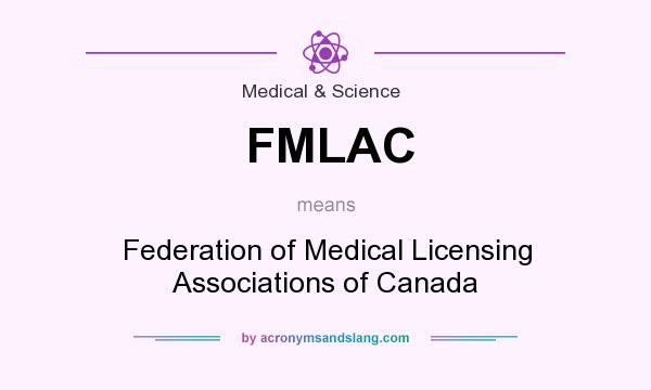 What does FMLAC mean? It stands for Federation of Medical Licensing Associations of Canada