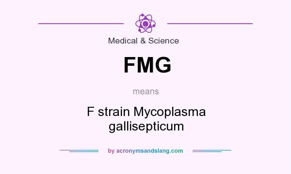 What does FMG mean? It stands for F strain Mycoplasma gallisepticum