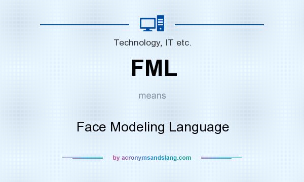 What does FML mean? It stands for Face Modeling Language